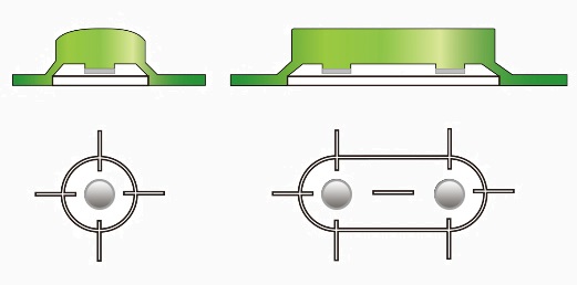 Muster für leitfähige Metall-Designs